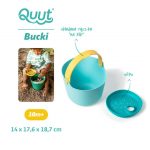 QUUT: wiaderko z sitkiem Bucki Lagoon + Banana Blue - obrazek 3