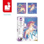 Janod: Zestaw ART Malowanie po numerach Jednorożce 7+