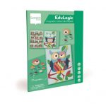 Scratch: magnetyczna układanka kształty i kolory Sowa