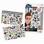 Buki: Tatuaże kolorowe dla chłopca 75 sztuk - obrazek 2