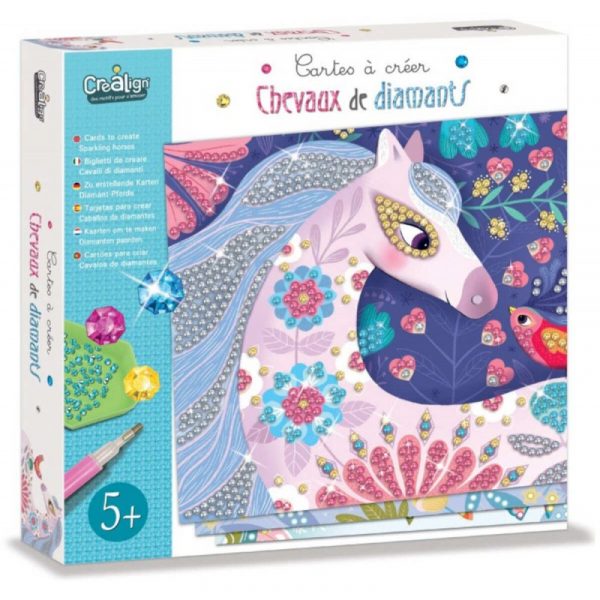 CREA LIGN: Obrazy z diamentami KONIE 5+