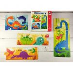 Kapitan Nauka: układanki malucha XL - dinozaury - obrazek 2