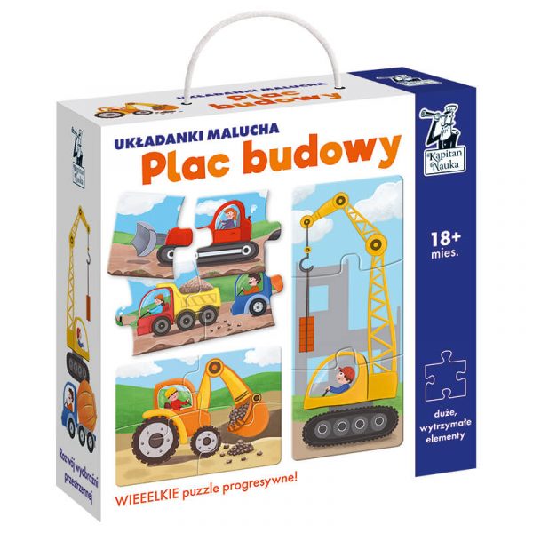 Kapitan Nauka: układanki malucha XL - plac budowy