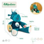 Lilliputiens: przytulanka aktywizująca wielofunkcyjna Nosorożec Marius - obrazek 3