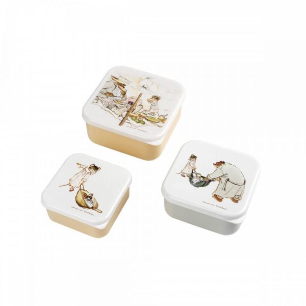 Petit Jour Paris: Ernest i Celestyna śniadaniówka lunchbox 3 szt.