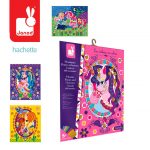 Janod: zestaw artystyczny MOZAIKA konie i jednorożce 5+