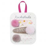 Rockahula Kids: spinki do włosów 3 szt. Bloom Pom Pom
