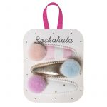 Rockahula Kids: spinki do włosów 3 szt. Bonbon Pom Pom