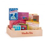 Moulin Roty: Zestaw drewnianych produktów spożywczych