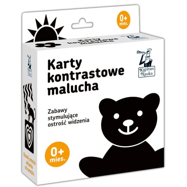 Kapitan Nauka: karty kontrastowe malucha - widzę kształty!