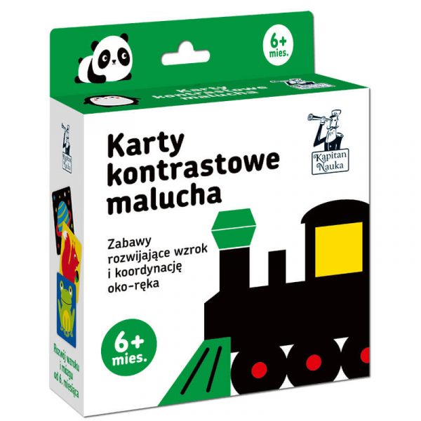 Kapitan Nauka: karty kontrastowe malucha - widzę szczegóły!