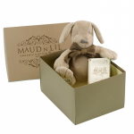 Maud N Lil: przytulanka pocieszyciel z organicznej BIO bawełny GOTS szczeniaczek Paws - obrazek 2