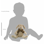 Maud N Lil: przytulanka pocieszyciel z organicznej BIO bawełny GOTS szczeniaczek Paws - obrazek 4