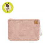 Lassig: organizer podróżny z matą do przewijania Soft Stripes Rose