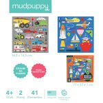 Mudpuppy: puzzle magnetyczne 2w1 Środki Transportu - obrazek 2