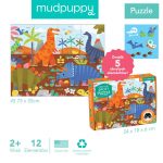 Mudpuppy: puzzle obserwacyjne Park Dinozaurów - obrazek 2
