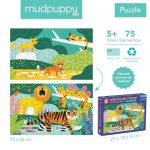 Mudpuppy: puzzle soczewkowe z ruchomym obrazkiem 3D Koty - obrazek 2