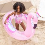 The Swim Essentials: koło do pływania Flamingo Pink 104 cm - obrazek 2