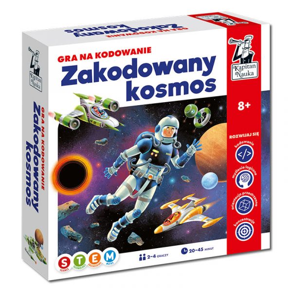 Kapitan Nauka: gra na kodowanie - zakodowany kosmos