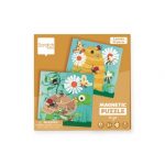 Scratch: Puzzle magnetyczne W ogrodzie 2 obrazki 40 el.