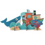 Scratch Puzzle 2w1 2D i 3D scenografia Ocean