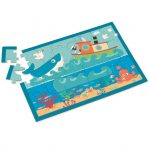 Scratch Puzzle 2w1 2D i 3D scenografia Ocean - obrazek 2