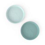 Done by Deer: talerzyk dla dziecka Kiddish Elphee Blue 2 szt. - obrazek 2