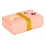 A Little Lovely Company - Śniadaniówka Lunchbox Syreny z naklejkami - obrazek 3