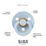 BIBS: smoczek uspokajający kauczuk Hevea 2-pack KHAKI & DUSTY BLUE M - obrazek 5