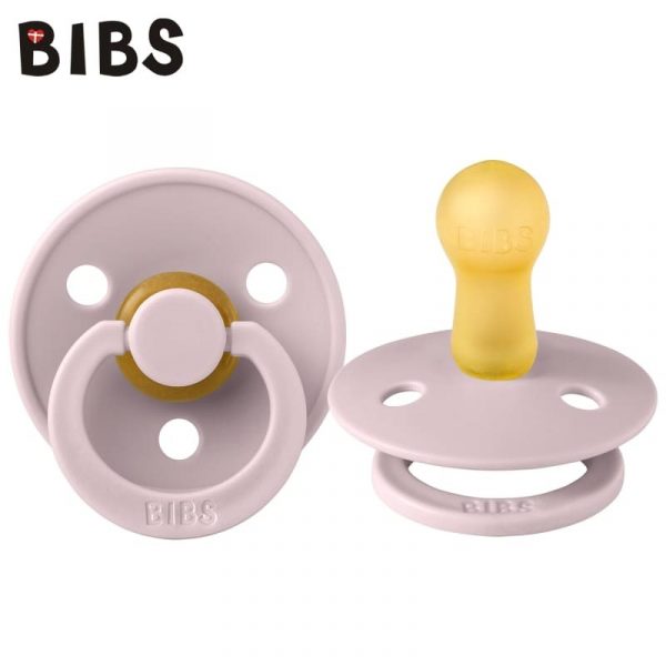 BIBS: smoczek uspokajający kauczuk Hevea PINK PLUM M