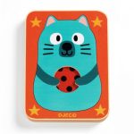 Djeco Drewniana układanka 3-warstwowa MAX & CO