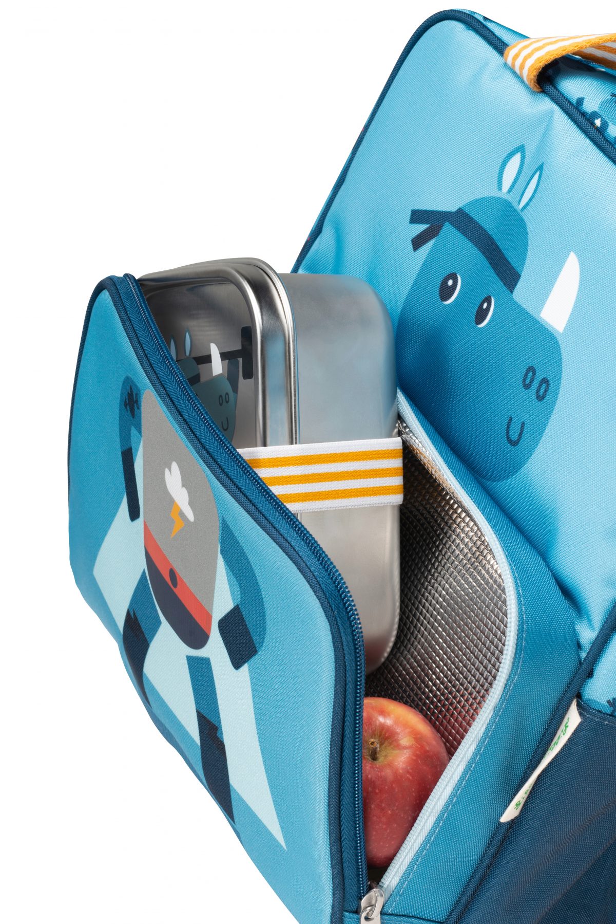 84464_Super_Marius_backpack_with_lunchpocket_4_HD LILLIPUTIENS Plecak Nosorożec Marius - obrazek 3