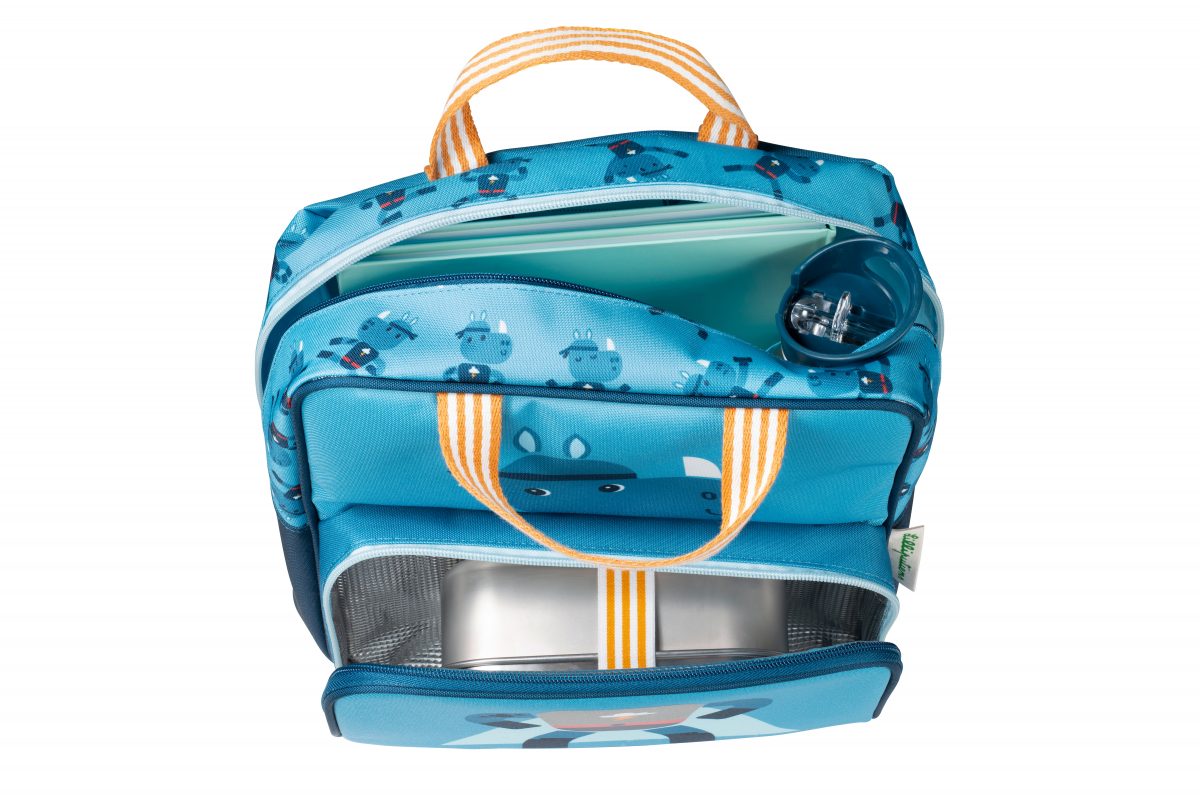 84464_Super_Marius_backpack_with_lunchpocket_5_HD LILLIPUTIENS Plecak Nosorożec Marius - obrazek 4