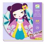 Djeco: Zestaw art z cekinami i brokatem ONNANOKO 6+