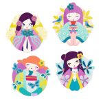 Djeco: Zestaw art z cekinami i brokatem ONNANOKO 6+ - obrazek 2