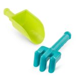 b.toys: zestaw łopatka i grabki do piasku Diggin’ Duo