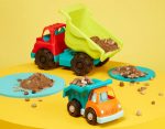 B.TOYS: Dump Truck Duo – zestaw dwóch wywrotek z OLBRZYMIĄ ciężarówką Colossal Cruiser - obrazek 4