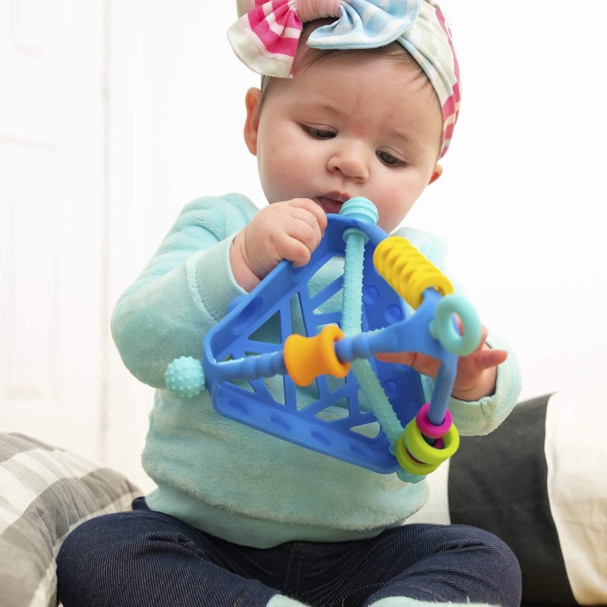 WIG1Z MOBI: Wigloo Piramidka - Zabawka sensoryczna - obrazek 3