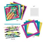 Djeco: Zestaw artystyczny PIXEL ART - NAJEŹDŹCY 5+ - obrazek 2