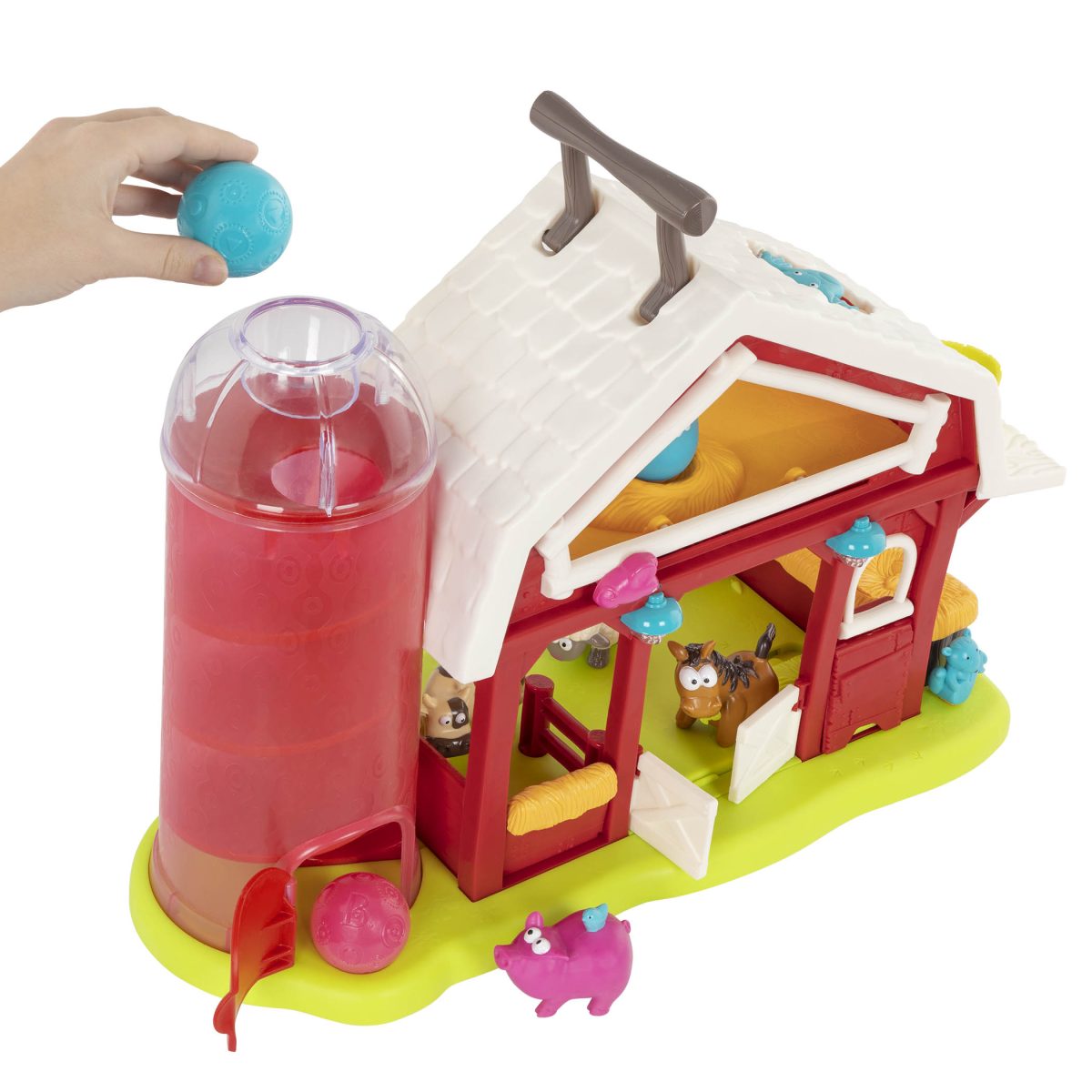 B.TOYS: interaktywna zagroda z odgłosami zwierząt Musical Fun Farm - obrazek 4