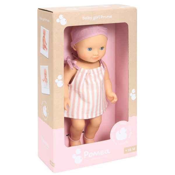 Djeco: lalka dziewczynka do kąpieli Prune 32cm KOLEKCJA POMEA