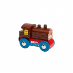 BRIO: drewniana lokomotywa Pirat