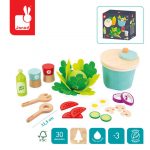 Janod: Filcowy zestaw do przyrządzania sałatki - obrazek 2