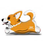 Eugy: Pies Corgi - Eko Układanka 3D do sklejenia