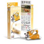 Eugy: Pies Corgi - Eko Układanka 3D do sklejenia - obrazek 2