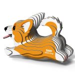 Eugy: Pies Corgi - Eko Układanka 3D do sklejenia - obrazek 3