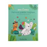 Moulin Roty: Kolorowanka z farbami DANS LA JUNGLE