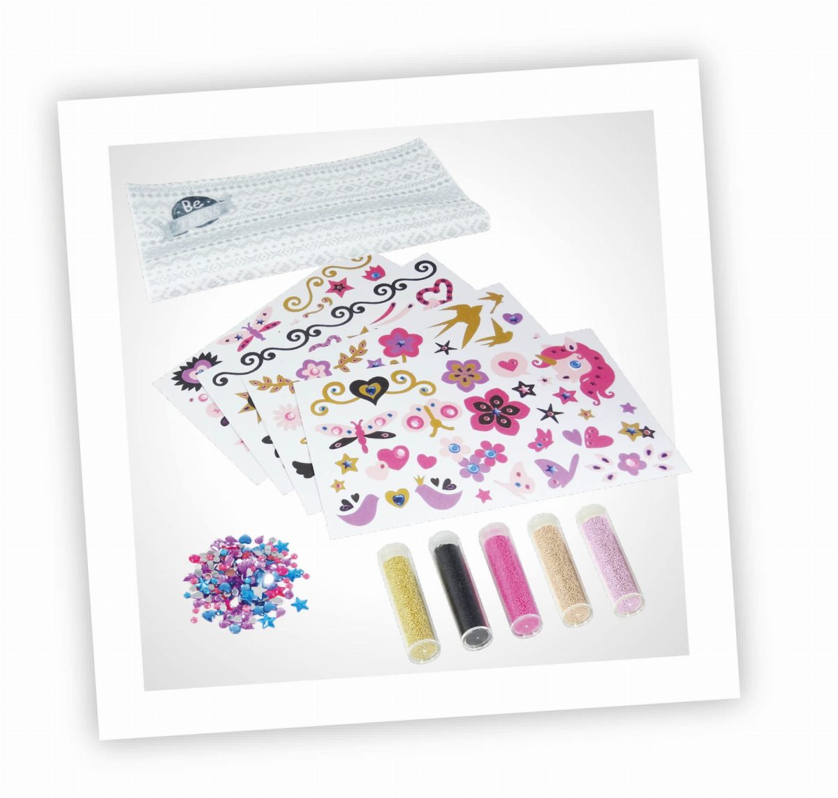 Buki: zestaw Be Teens PEREŁKOWE TATUAŻE - obrazek 4