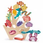 Tender Leaf Toys: Drewniana gra zręcznościowa - Mieszkańcy rafy