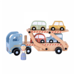Little Dutch: drewniana laweta z autami